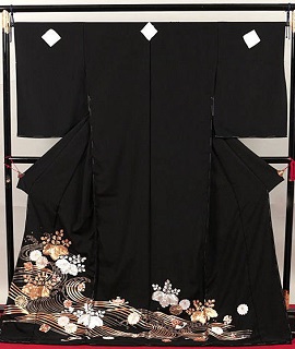 総金駒刺繍黒留袖|高級振袖通販|大阪、日産呉服・高級着物専門、キモノ粋人