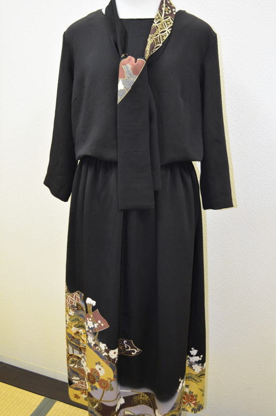 正絹留袖ドレス|着物・レンタル|大阪、都島・日産呉服・和田甚