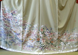 正絹最新柄、京友禅色留袖|irtN-1003|レンタル大阪