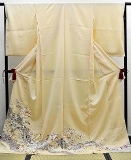 正絹最新柄、京友禅色留袖|irtN-006|レンタル大阪
