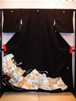 正絹最高級久保耕黒留袖|tr-010|留袖レンタル大阪