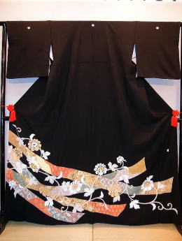 正絹最高級手描き黒留袖|tr-009|留袖レンタル大阪