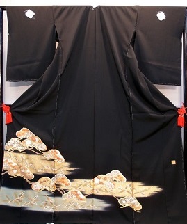 正絹手描き黒留袖|tr027|留袖レンタル大阪