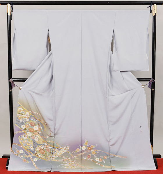 正絹2代目松井青々色留袖|irtn-1005|色留袖レンタル、大阪・日産呉服